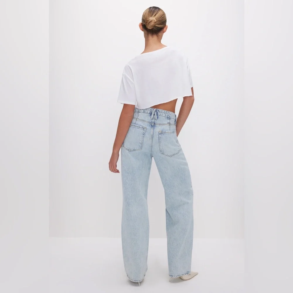 GOOD AMERICAN Good 90’s Relaxed Jeans - Picture 4 of 10